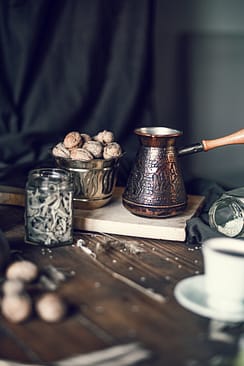 beautiful Turkish coffee pot